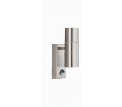 Фасаден аплик с датчик за движение Searchlight 7008-2SS Outdoor and Porch